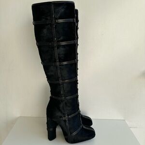 Tom Ford Leather Patchwork Calf Hair
Knee-High Boots Fall/ Winter 2015 size 36.5